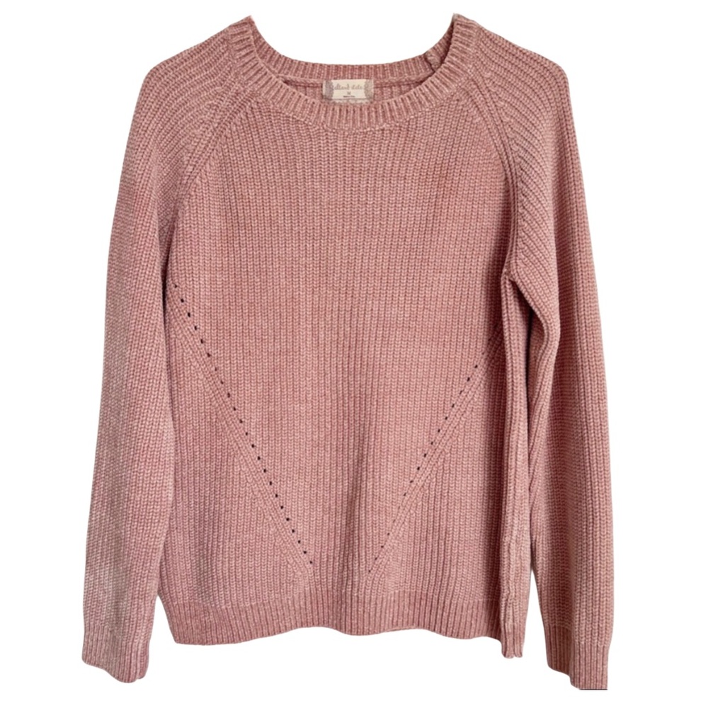 Altar'd State Blush Eversoft Chenille Crewneck Sweater Medium